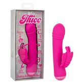 Thicc™ Chubby Rotating Butterfly Pink 5.75 Inch Liquid Silicone USB Rechargeable Massager Default Title VIBRATORS-RABBIT-MULTI